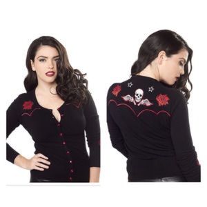 Hell Bunny Western Cardigan XS